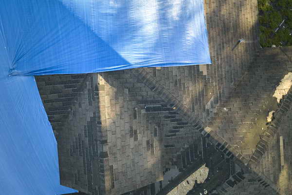 Fire Damage Roof Tarping Services